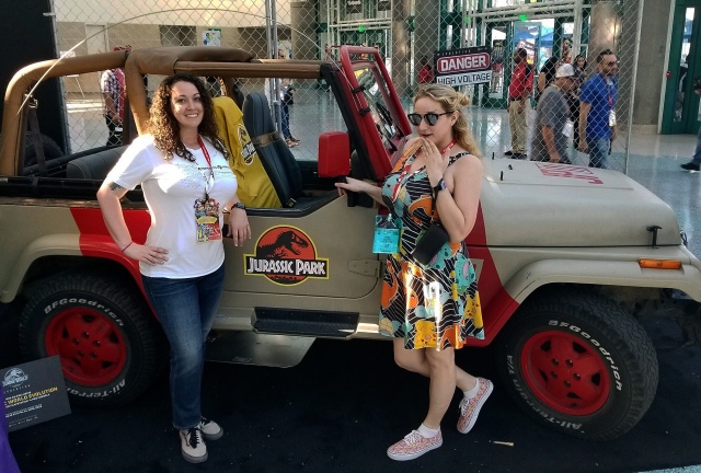 Jurassic World Evolution Jeep at E3 2018