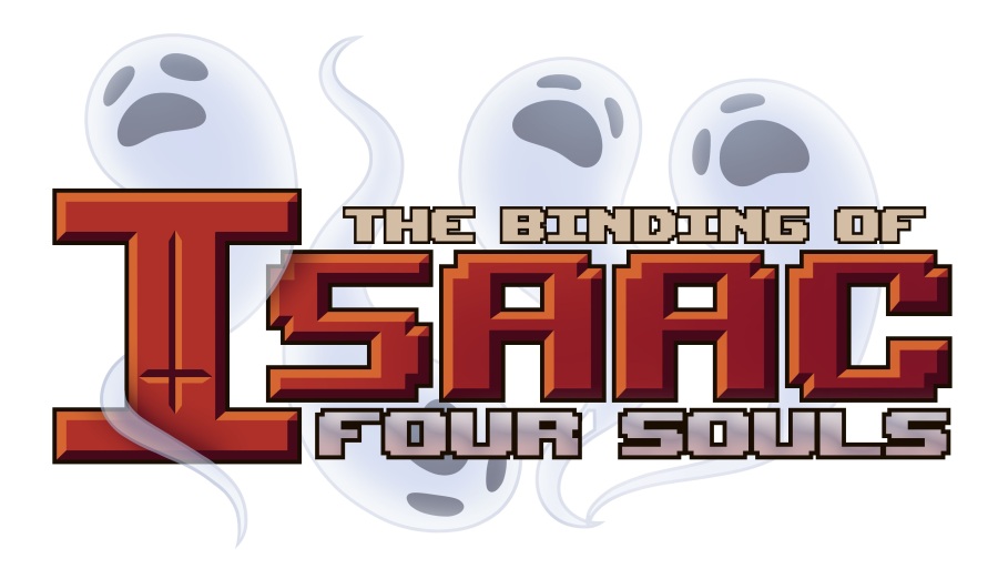Binding of Isaac four souls multiplayer card game logo